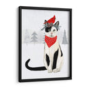 Gatos Y Perros De Navidad Vi - Victoria Borges | Cuadro decorativo de Canvas Lab