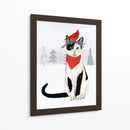 Gatos Y Perros De Navidad Vi - Victoria Borges | Cuadro decorativo de Canvas Lab
