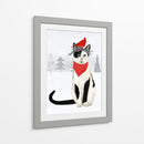 Gatos Y Perros De Navidad Vi - Victoria Borges | Cuadro decorativo de Canvas Lab