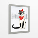 Gatos Y Perros De Navidad Vi - Victoria Borges | Cuadro decorativo de Canvas Lab