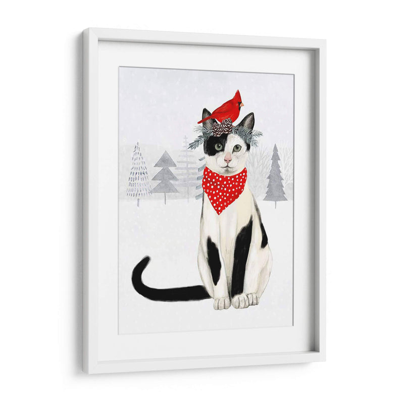 Gatos Y Perros De Navidad Vi - Victoria Borges | Cuadro decorativo de Canvas Lab