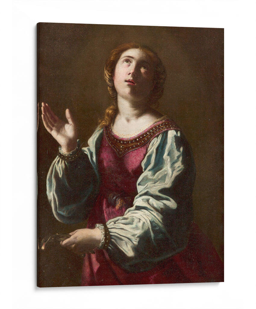 Santa Apolonia - Artemisia Gentileschi | Cuadro decorativo de Canvas Lab