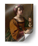 Santa Lucía - Artemisia Gentileschi | Cuadro decorativo de Canvas Lab