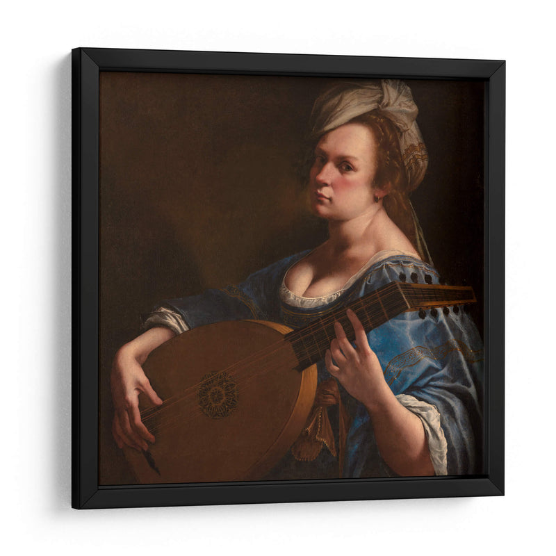 Autorretrato como laudista - Artemisia Gentileschi | Cuadro decorativo de Canvas Lab
