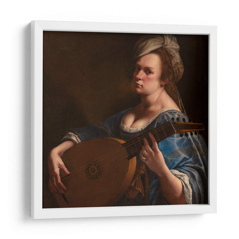 Autorretrato como laudista - Artemisia Gentileschi | Cuadro decorativo de Canvas Lab