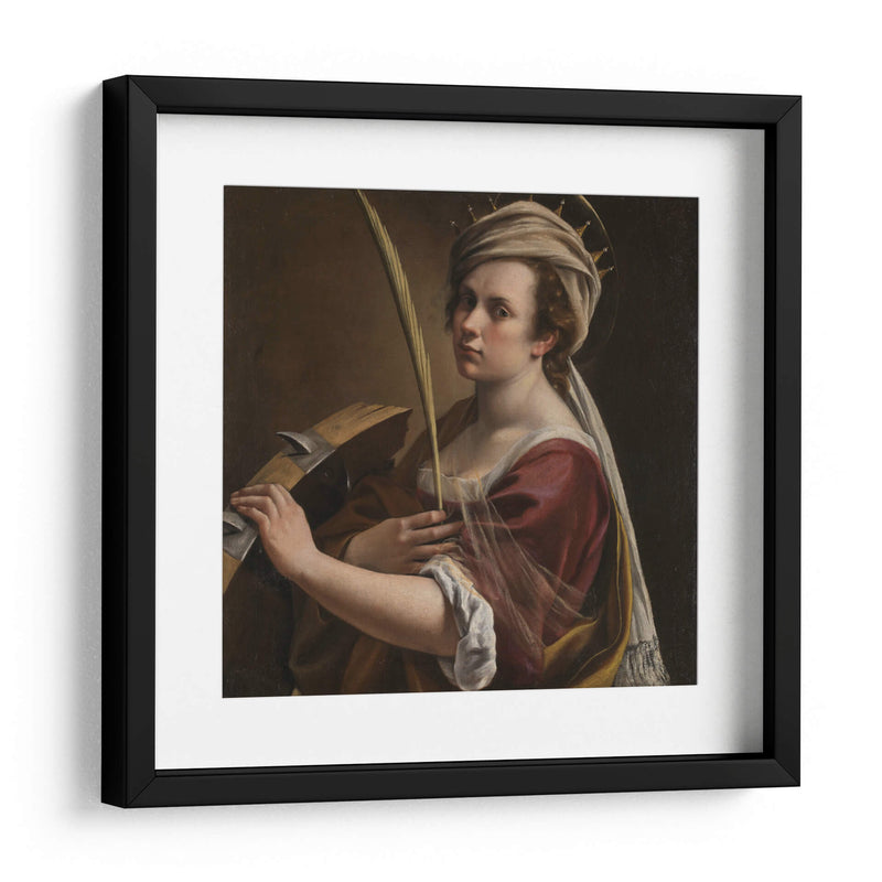 Autorretrato como Santa Catalina de Alejandría - Artemisia Gentileschi | Cuadro decorativo de Canvas Lab