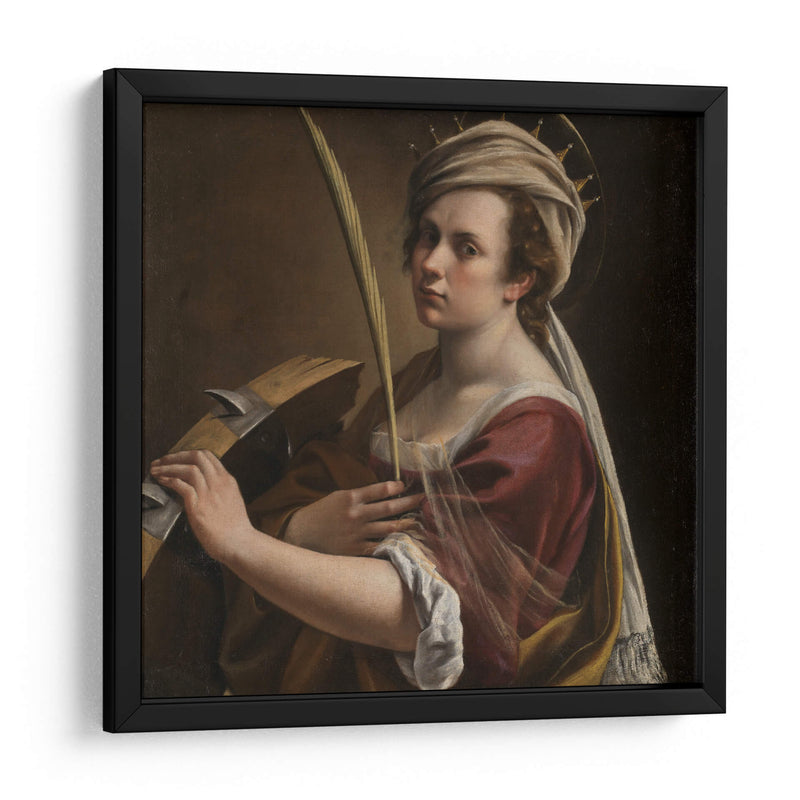 Autorretrato como Santa Catalina de Alejandría - Artemisia Gentileschi | Cuadro decorativo de Canvas Lab