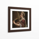 Autorretrato como Santa Catalina de Alejandría - Artemisia Gentileschi | Cuadro decorativo de Canvas Lab