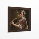 Autorretrato como Santa Catalina de Alejandría - Artemisia Gentileschi | Cuadro decorativo de Canvas Lab