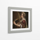 Autorretrato como Santa Catalina de Alejandría - Artemisia Gentileschi | Cuadro decorativo de Canvas Lab