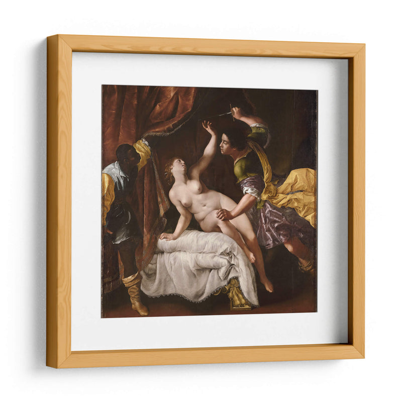 Tarquinio y Lucrecia - Artemisia Gentileschi | Cuadro decorativo de Canvas Lab