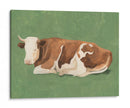 ¿Qué Tan Ahora La Vaca Marrón - Emma Scarvey | Cuadro decorativo de Canvas Lab