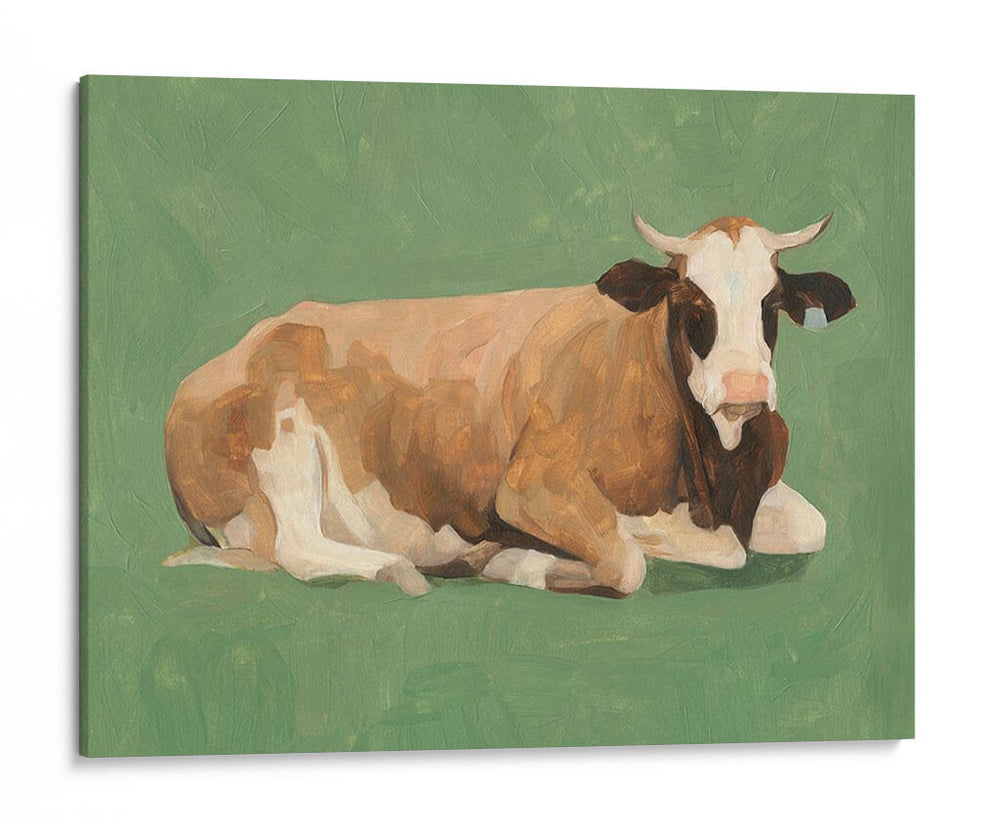 ¿Qué Tan Ahora La Vaca Marrón Ii - Emma Scarvey | Cuadro decorativo de Canvas Lab