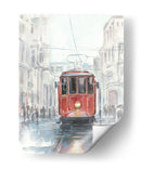 Estudio De La Acuarela Streetcar I - Ethan Harper | Cuadro decorativo de Canvas Lab