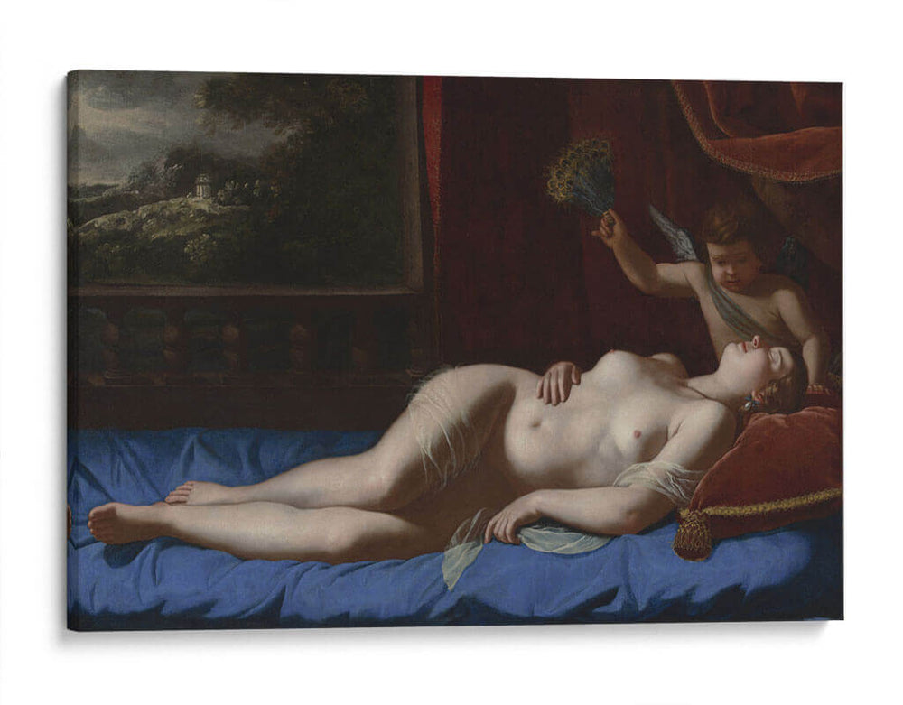 Venus y Cupido - Artemisia Gentileschi | Cuadro decorativo de Canvas Lab