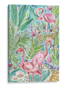 Flamingo Paradise I - Melissa Wang | Cuadro decorativo de Canvas Lab