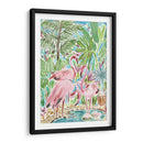 Flamingo Paradise Ii - Melissa Wang | Cuadro decorativo de Canvas Lab