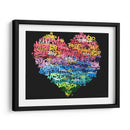 Graffiti Heart - David Aste | Cuadro decorativo de Canvas Lab