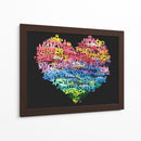 Graffiti Heart - David Aste | Cuadro decorativo de Canvas Lab