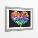 Graffiti Heart - David Aste | Cuadro decorativo de Canvas Lab