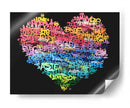 Graffiti Heart - David Aste | Cuadro decorativo de Canvas Lab