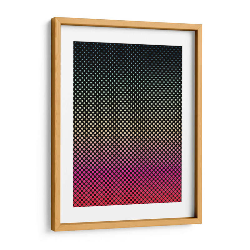 Polka dots Gradient B - David Aste | Cuadro decorativo de Canvas Lab