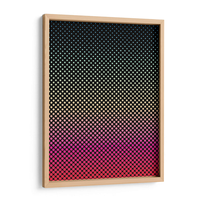 Polka dots Gradient B - David Aste | Cuadro decorativo de Canvas Lab