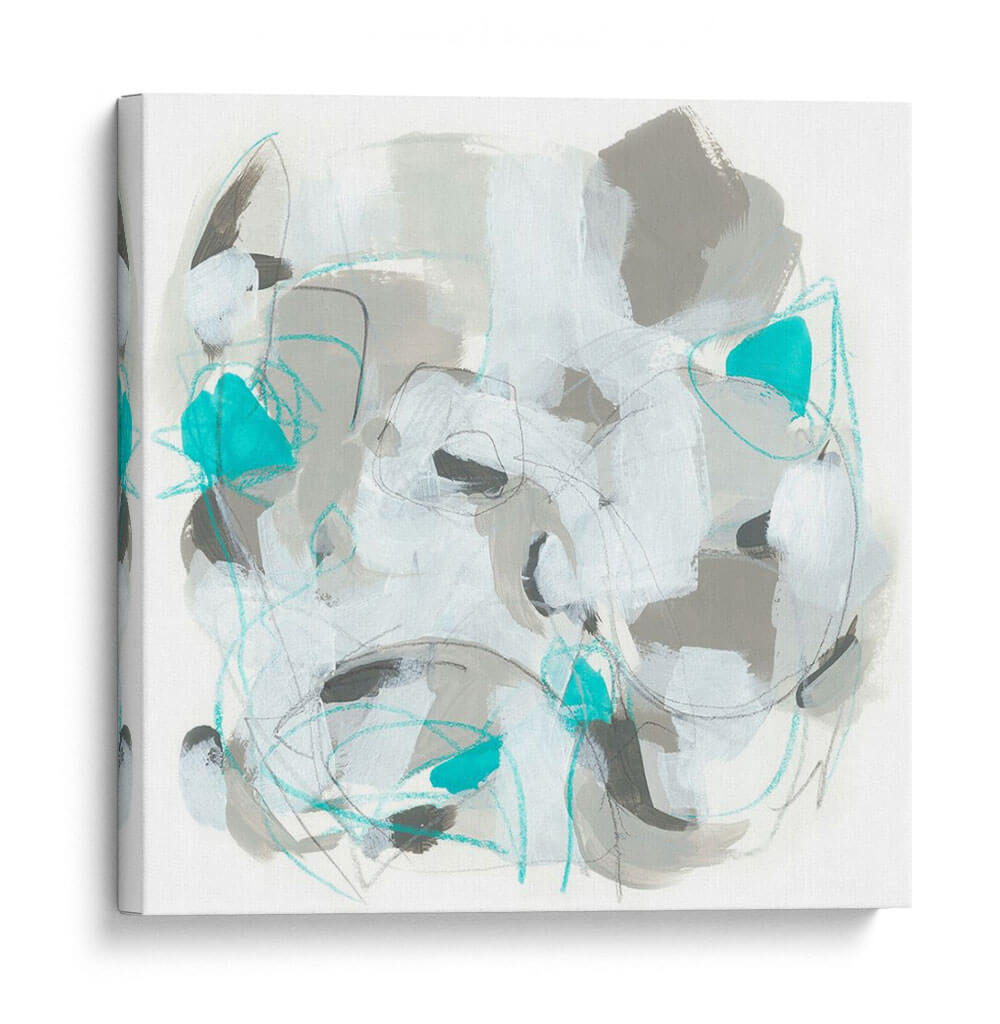 Scramble Azul Ii - June Erica Vess | Cuadro decorativo de Canvas Lab