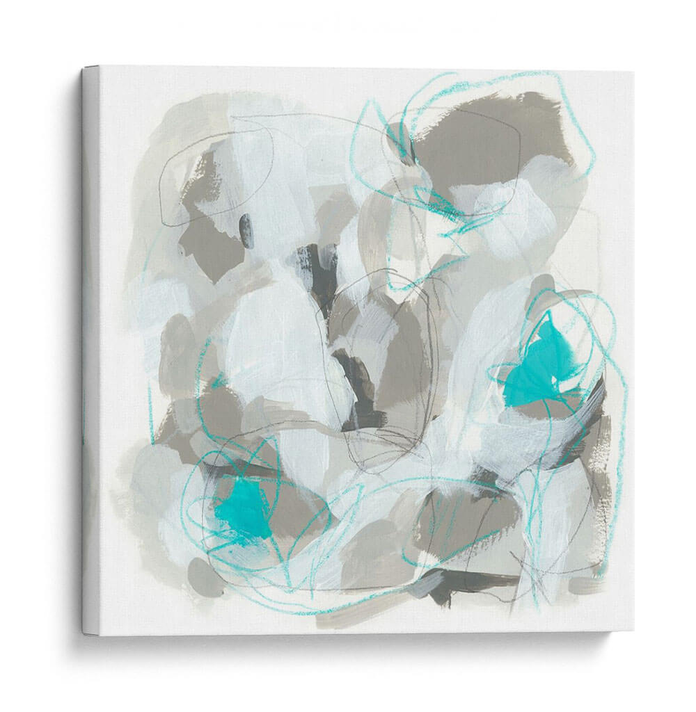 Scramble Azul Iv - June Erica Vess | Cuadro decorativo de Canvas Lab