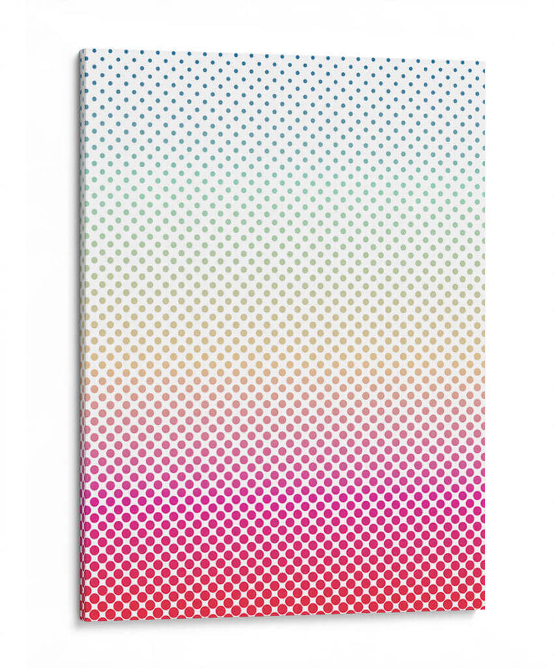 Polka dots Gradient A - David Aste | Cuadro decorativo de Canvas Lab