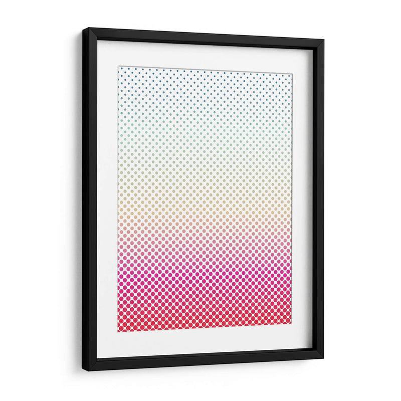 Polka dots Gradient A - David Aste | Cuadro decorativo de Canvas Lab