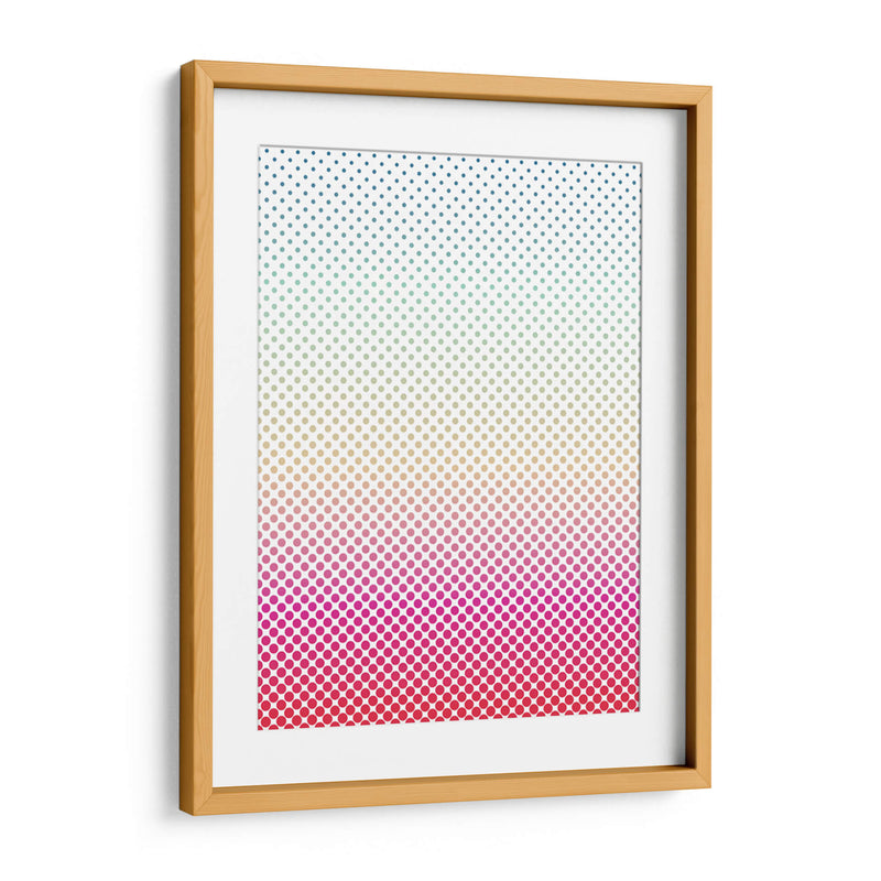 Polka dots Gradient A - David Aste | Cuadro decorativo de Canvas Lab