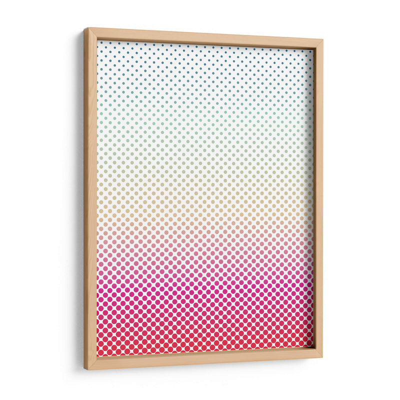 Polka dots Gradient A - David Aste | Cuadro decorativo de Canvas Lab