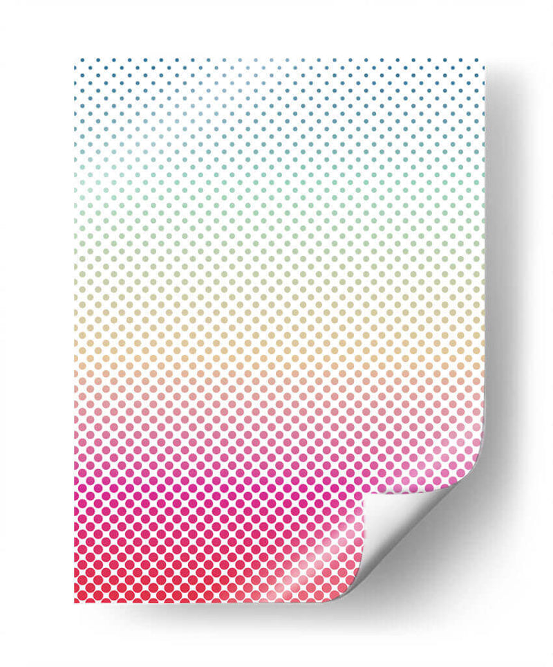 Polka dots Gradient A - David Aste | Cuadro decorativo de Canvas Lab