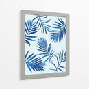 Blue Palm Leaves 2 - David Aste | Cuadro decorativo de Canvas Lab