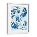 Blue Palm Leaves 2 - David Aste | Cuadro decorativo de Canvas Lab