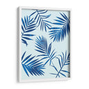 Blue Palm Leaves 2 - David Aste | Cuadro decorativo de Canvas Lab