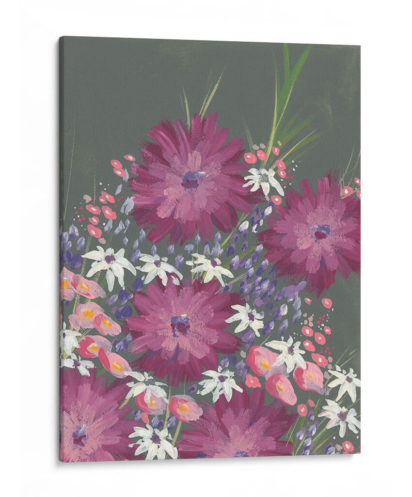 Mauve Wildflower Garden I - Regina Moore | Cuadro decorativo de Canvas Lab