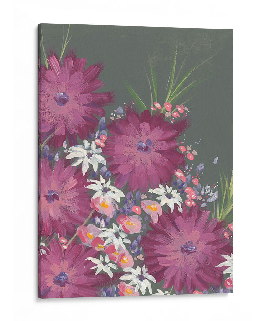 Mauve Wildflower Garden Ii - Regina Moore | Cuadro decorativo de Canvas Lab