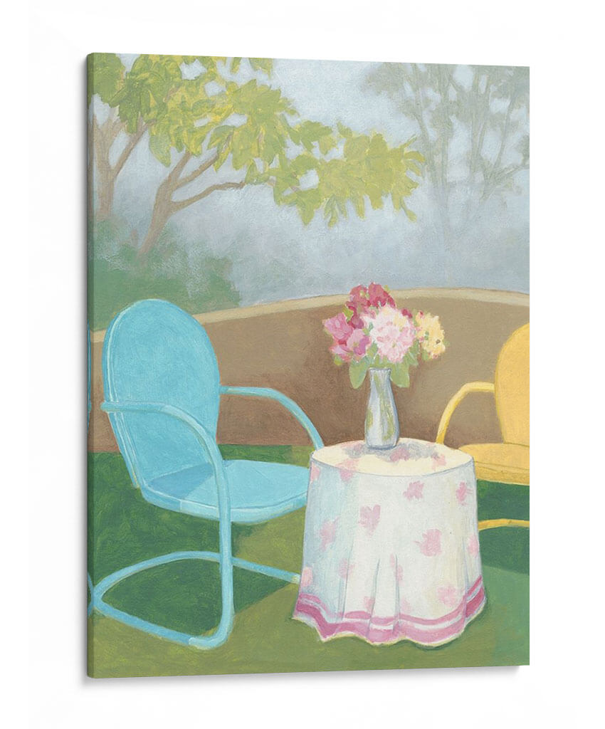 Conversación De Jardín I - Megan Meagher | Cuadro decorativo de Canvas Lab
