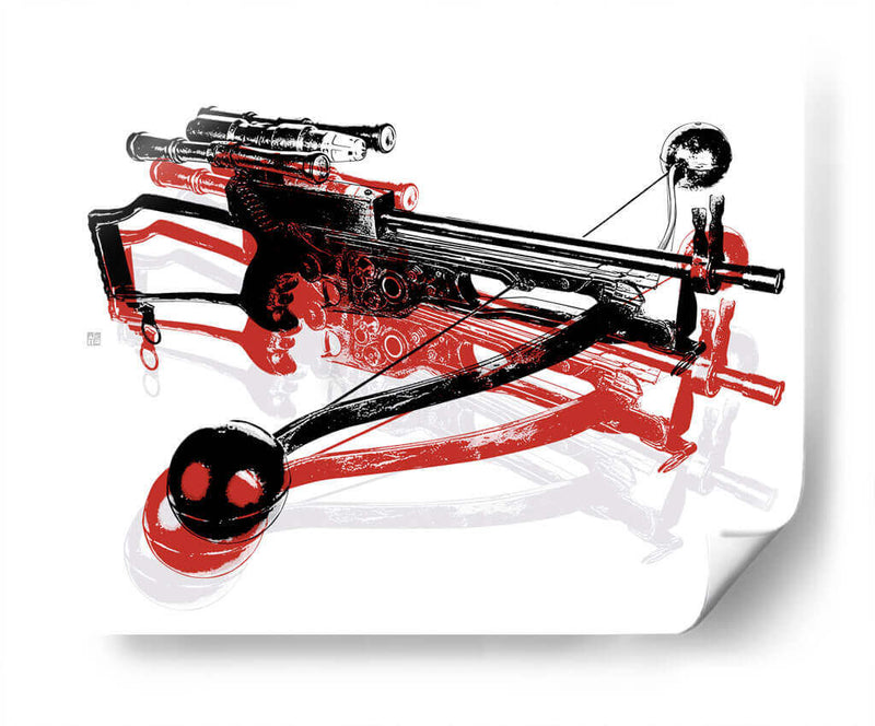 Warhol Bowcaster B - David Aste | Cuadro decorativo de Canvas Lab