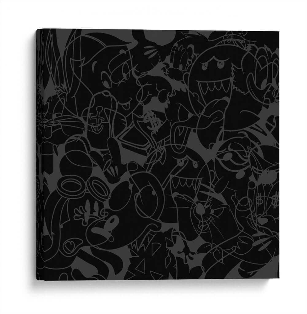 Pop Art BnW - David Aste | Cuadro decorativo de Canvas Lab