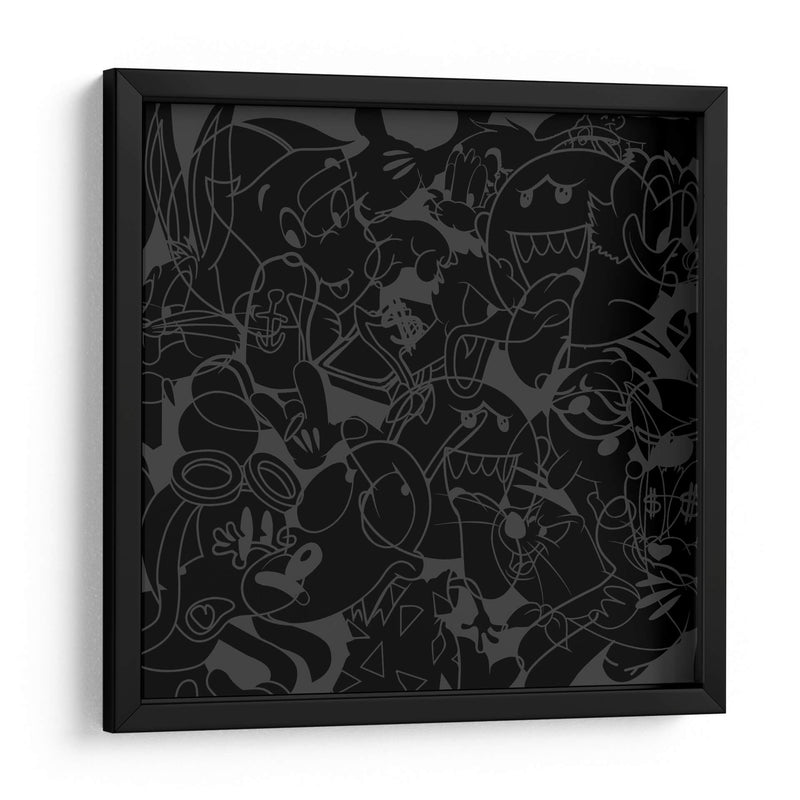 Pop Art BnW - David Aste | Cuadro decorativo de Canvas Lab