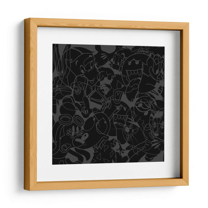 Pop Art BnW - David Aste | Cuadro decorativo de Canvas Lab