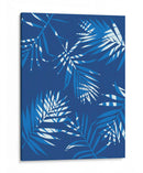 Blue Palm Leaves 1 - David Aste | Cuadro decorativo de Canvas Lab