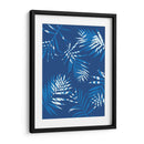 Blue Palm Leaves 1 - David Aste | Cuadro decorativo de Canvas Lab