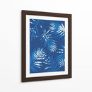 Blue Palm Leaves 1 - David Aste | Cuadro decorativo de Canvas Lab