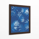 Blue Palm Leaves 1 - David Aste | Cuadro decorativo de Canvas Lab