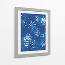 Blue Palm Leaves 1 - David Aste | Cuadro decorativo de Canvas Lab