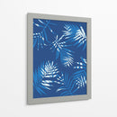 Blue Palm Leaves 1 - David Aste | Cuadro decorativo de Canvas Lab